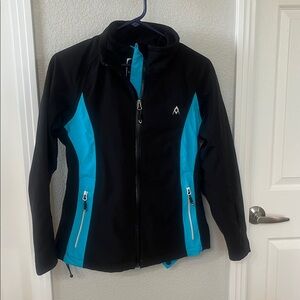 Volkl Ski Women’s Black and Teal Jacket size 6